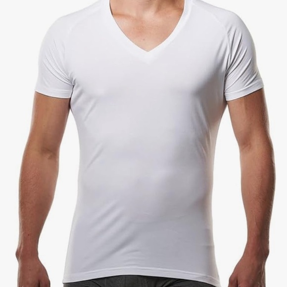 Mr. Davis Men’s Traditional Cut V-Neck Undershirt in Bamboo Viscose - Size L - Picture 1 of 3